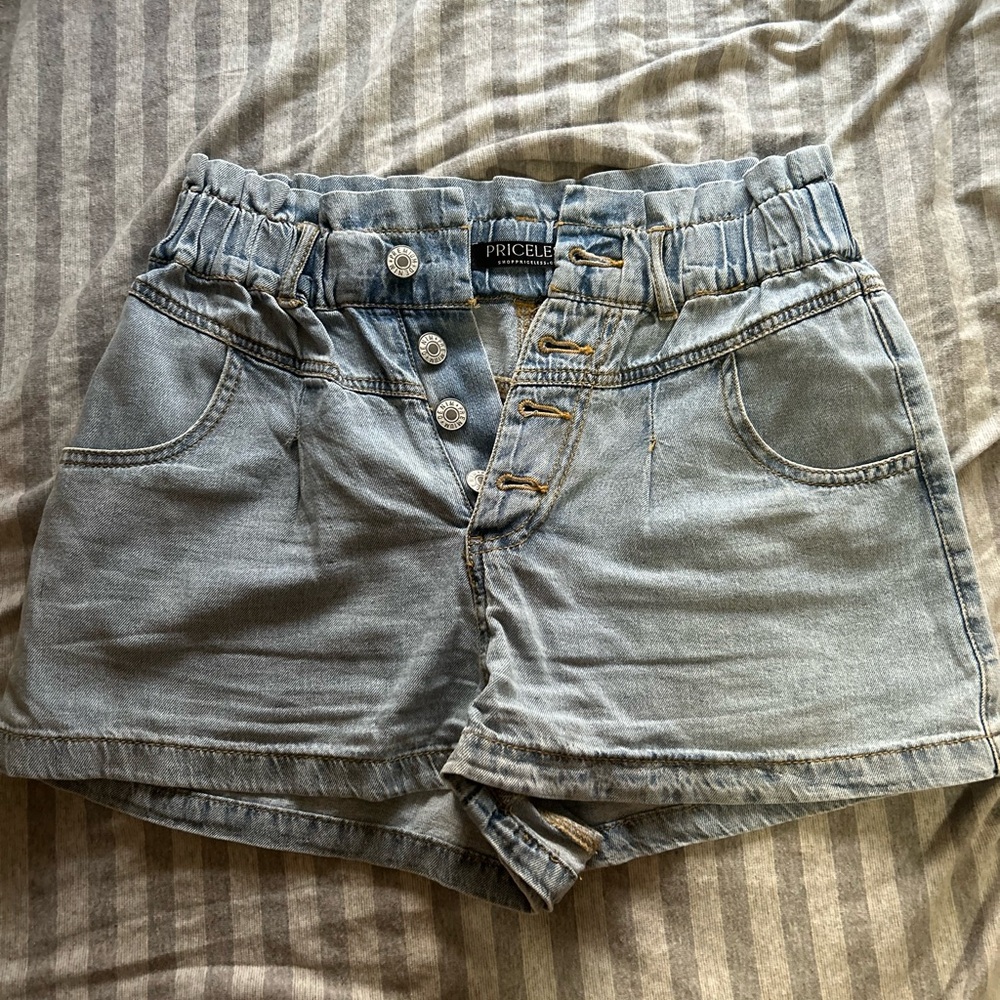 Priceless Women's Light Blue Denim Shorts
